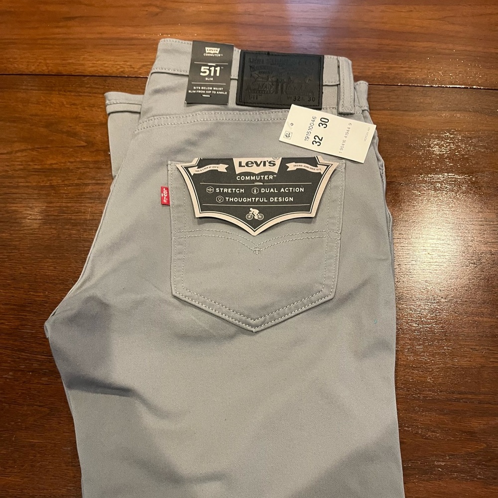 Levi’s 511 Slim Commuter Jeans - Gray - 32x30